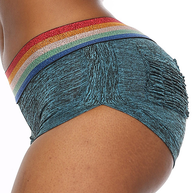 

Lovely Casual Patchwork Blue Shorts