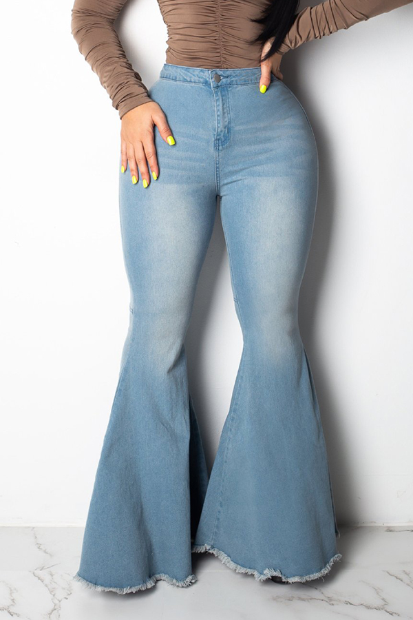 Lovely Casual Trousers Blue Jeans