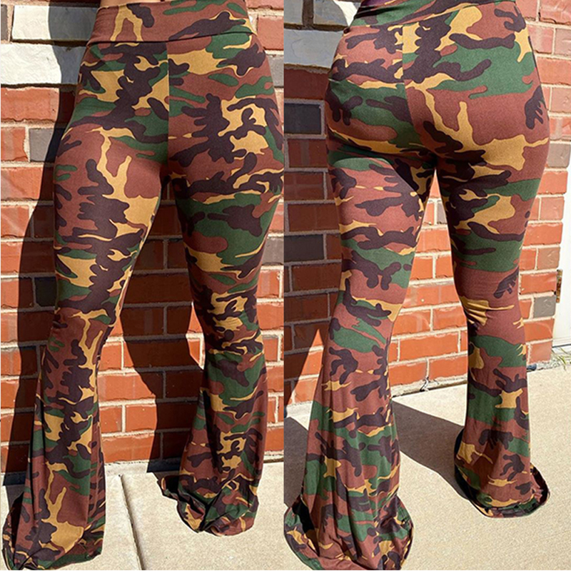 

Lovely Trendy Camo Print Pants