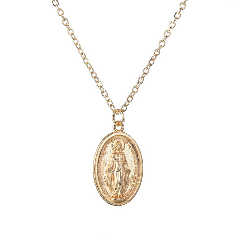 

Lovely Alloy Fashion Basic Regular Necklace, Gold