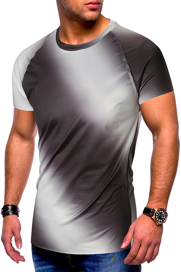 

Lovely Casual Print Black T-shirt