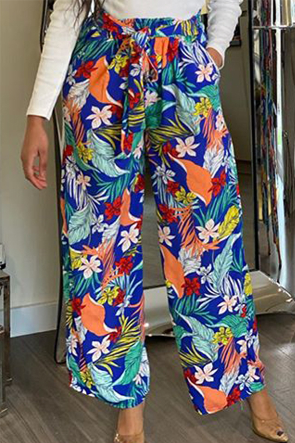 

Lovely Bohemian Print Multicolor One-piece Pants, Multi