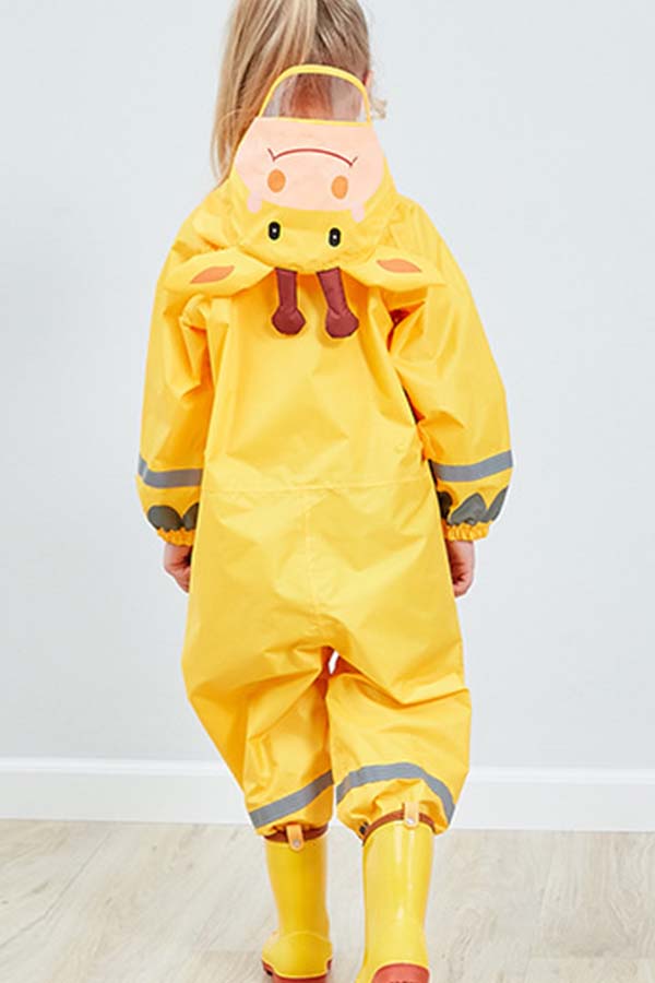 Lovely Dustproof Clothing Environmental Protection Lightweight Yellow ...