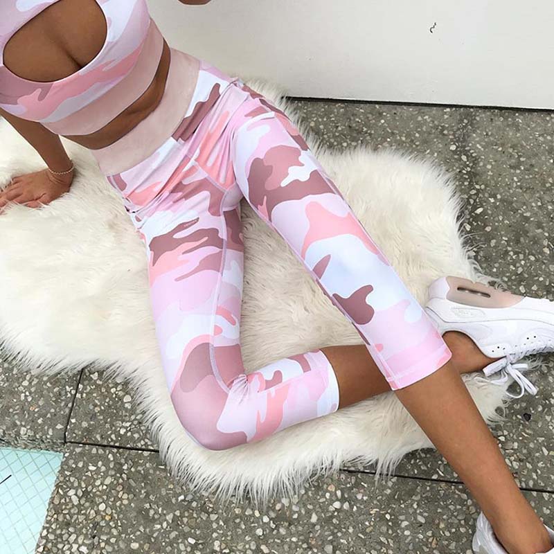 

Lovely Sportswear Print Pink Two-piece Pants Set