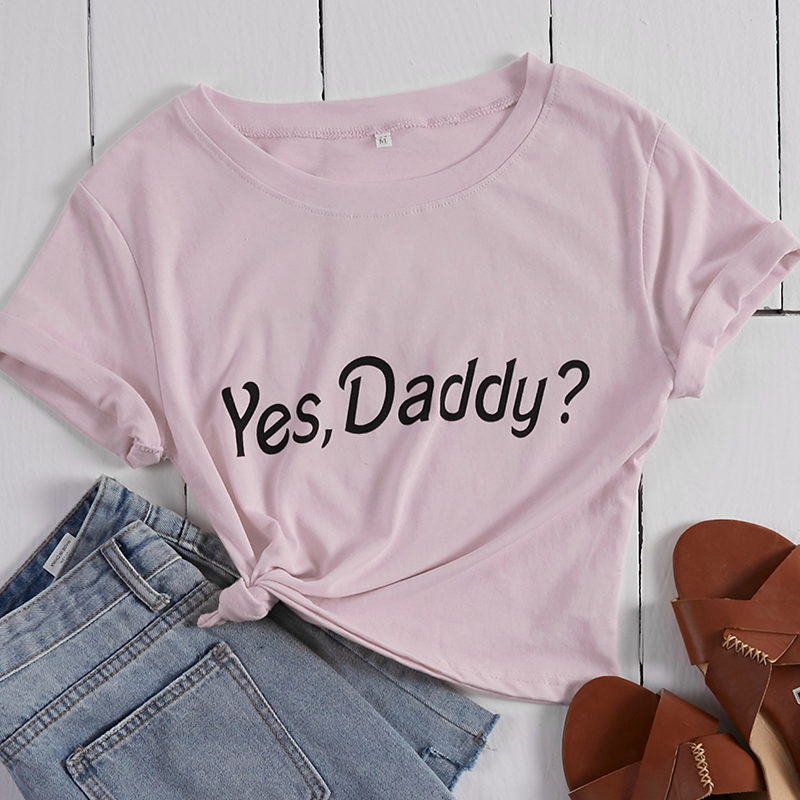 

Lovely Leisure Letter Print Pink T-shirt