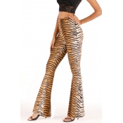 Lovely Casual Tiger Stripes Pants