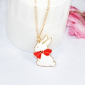 Lovely Sweet Rabbit Gold Necklace
