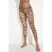 Lovely Trendy Tiger Print Leggings