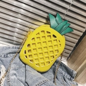 Lovely Sweet Pineapple Yellow Crossbody Bag