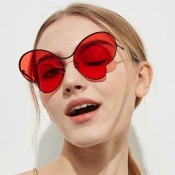 Lovely Chic Red Sunglasses