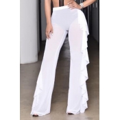 Lovely Chic See-through White Pants