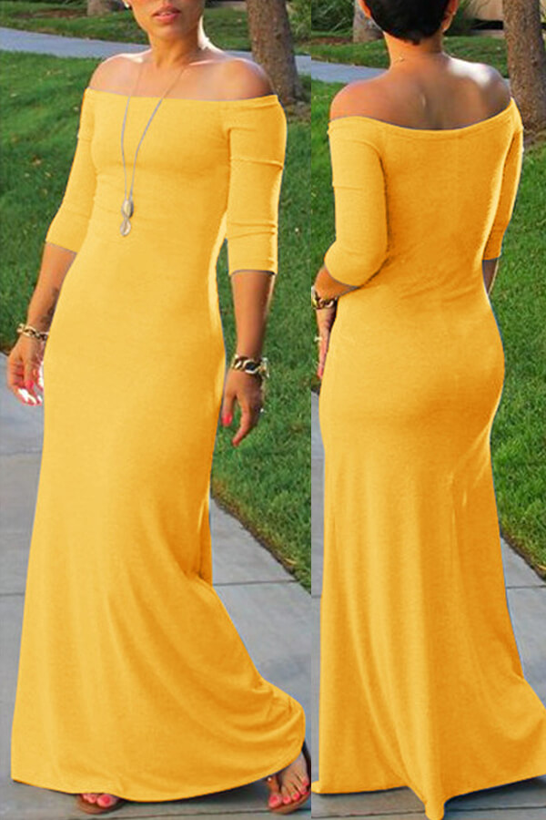 LW BASICS Off The Shoulder Prom Dress