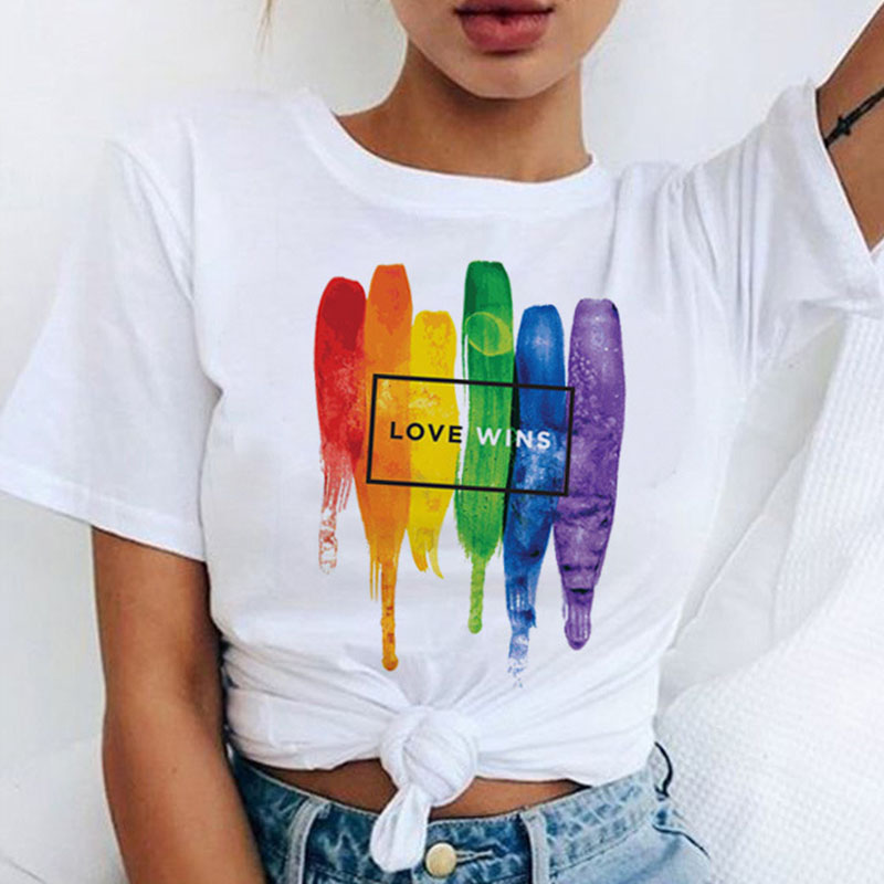

Lovely Leisure O Neck Print White Plus Size T-shirt