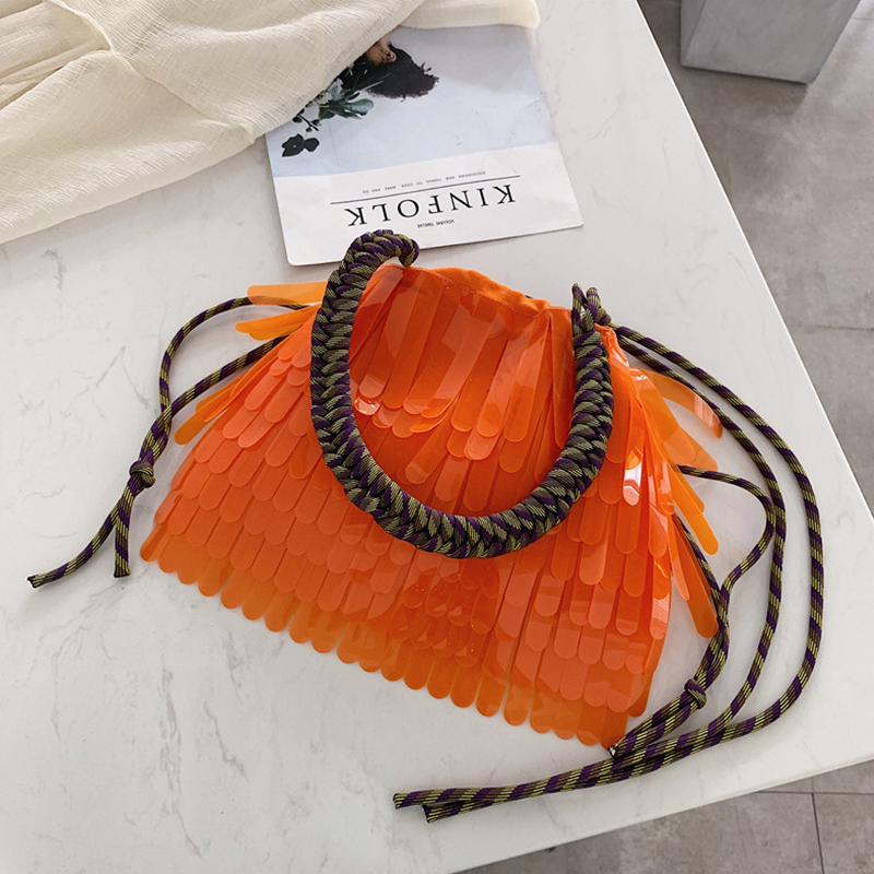 

Lovely Trendy Tassel Design Croci Crossbody Bag