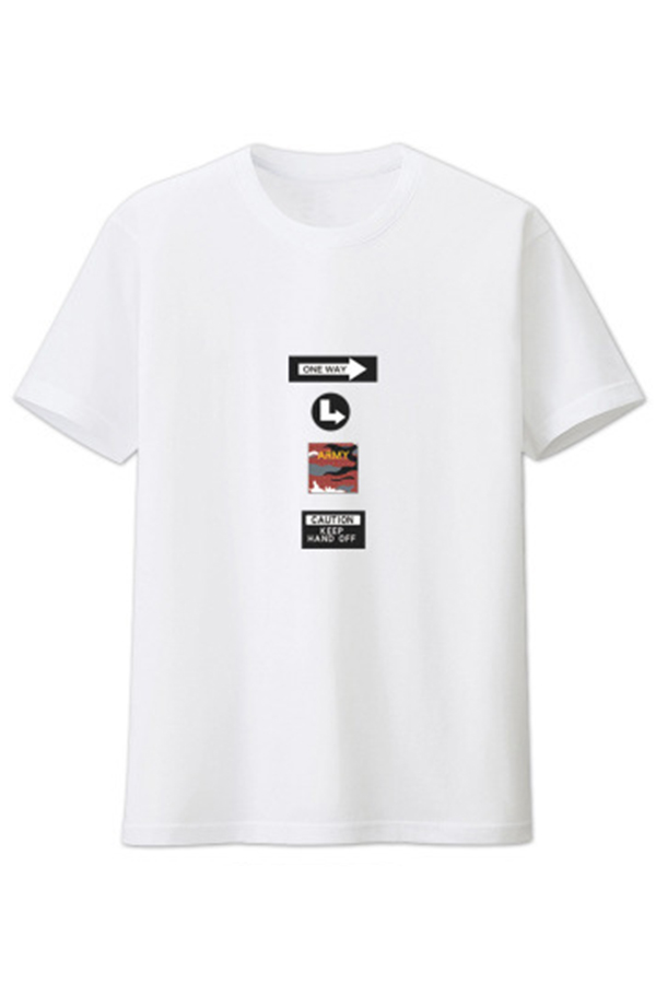 

Lovely Trendy O Neck Letter Print White T-shirt