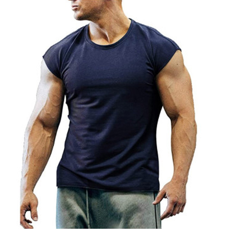 

Lovely Leisure O Neck Basic Dark Blue T-shirt, Navy blue