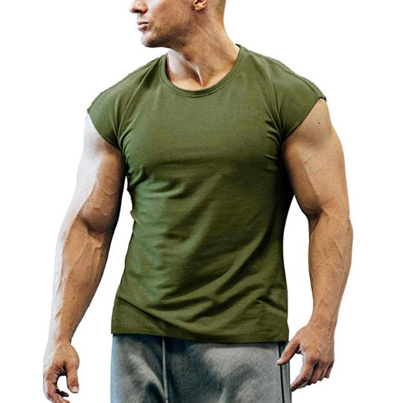 

Lovely Leisure O Neck Basic Army Green T-shirt