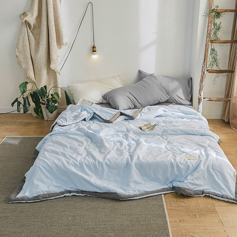 

Lovely Cosy Patchwork Baby Blue Blanket