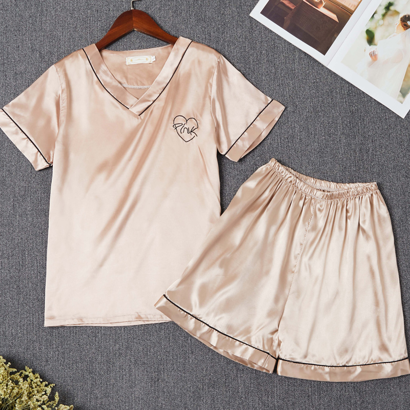 

Lovely Leisure Patchwork Champagne Sleepwear