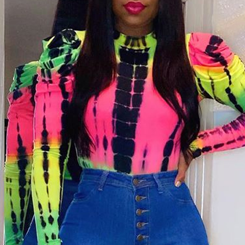 

Lovely Trendy Fold Design Multicolor T-shirt, Multi