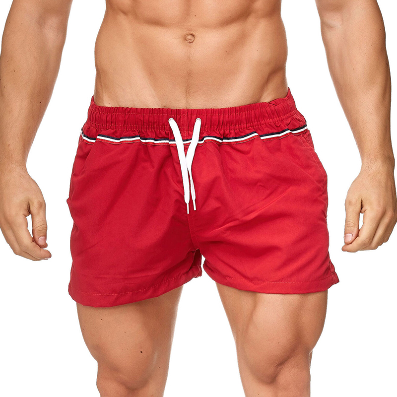 

Lovely Sportswear Lace-up Red Shorts