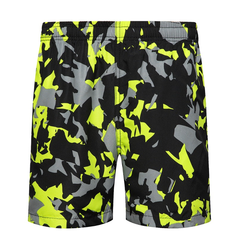

Lovely Leisure Camo Print Yellow Shorts
