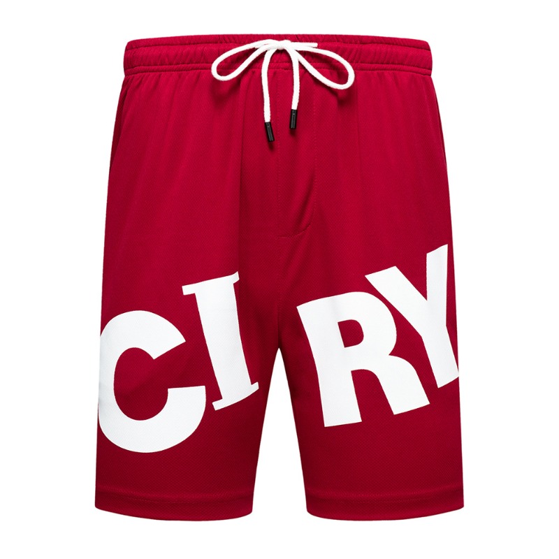 

Lovely Sportswear Letter Red Shorts