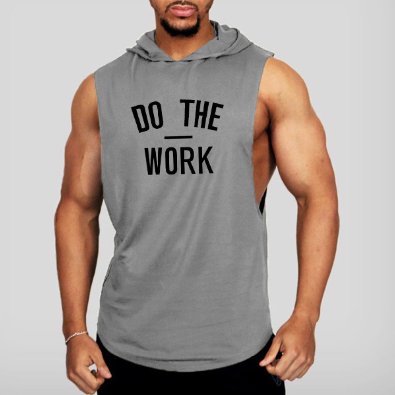 

Lovely Sportswear Letter Grey Vest