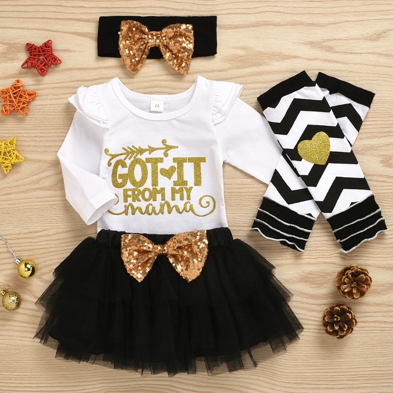 

Lovely Casual Letter Print Black Girl Two-piece Skirt Set