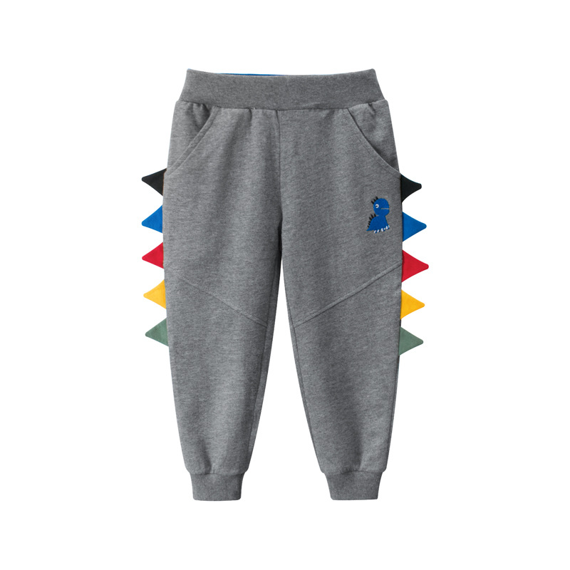 

Lovely Trendy Patchwork Grey Boy Pants