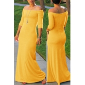 LW BASICS Off The Shoulder Prom Dress