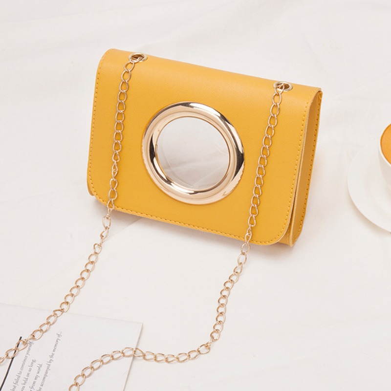 

Lovely Chic Patchwork Yellow Crossbody Bag