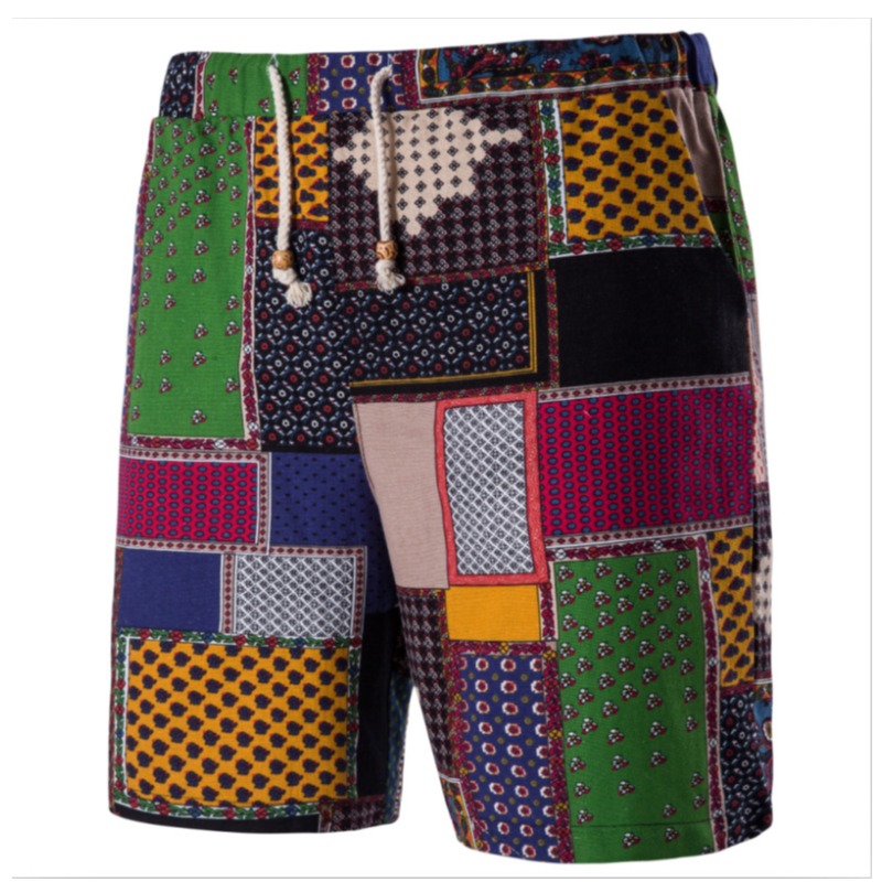

Lovely Casual Color-lump Patchwork Multicolor Shorts, Multi
