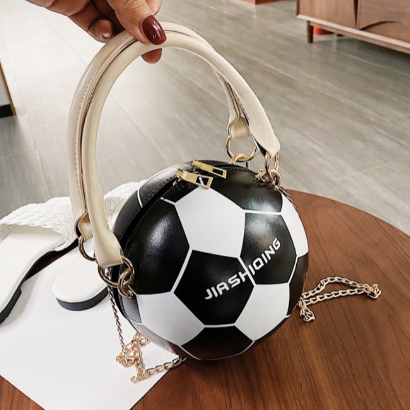 

Lovely Chic Football Black Crossbody Bag