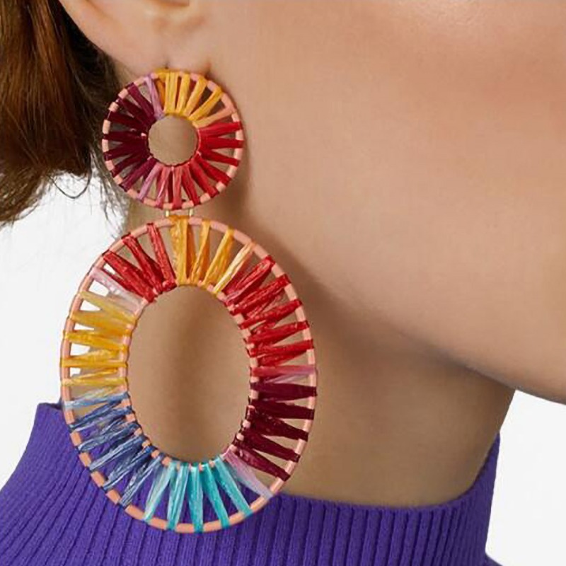 

Lovely Trendy Hollow-out Multicolor Earring, Multi