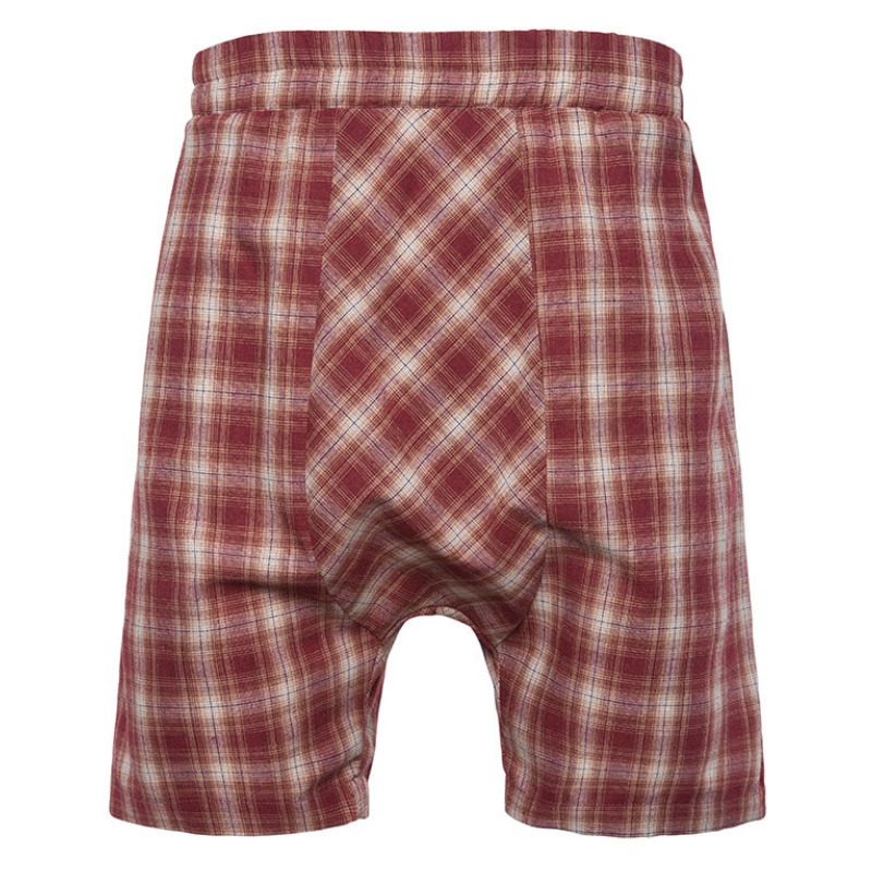 

Lovely Stylish Grid Red Shorts