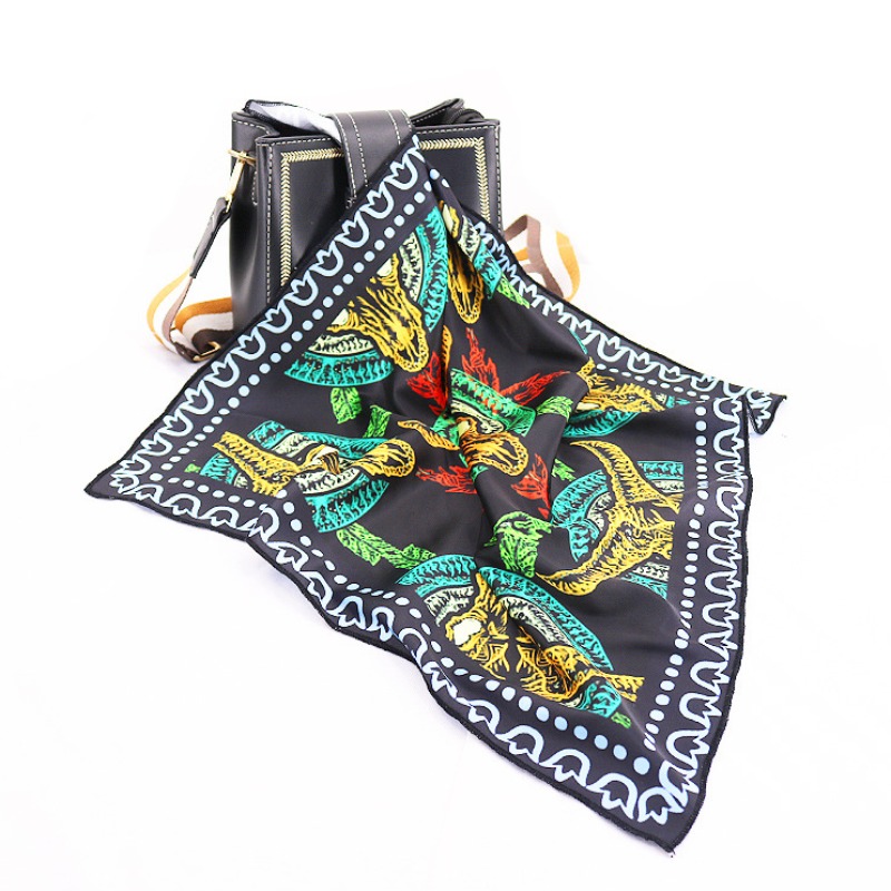 

Lovely Trendy Print Multicolor Face Scarf, Multi