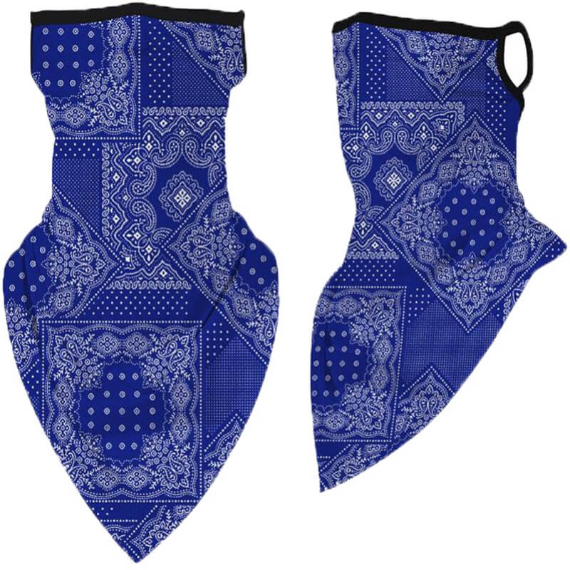 

lovely Sportswear Print Navy Blue Face Scarf