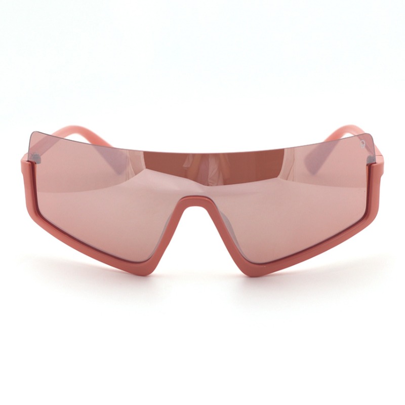 

lovely Chic Big Frame Design Pink Sunglasses
