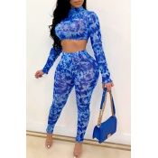 LW Crop Top Tie Dye Pants Set