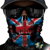 Lovely Leisure Print Red Face Scarf