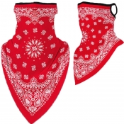 Lovely Sportswear Print Red Face Mask