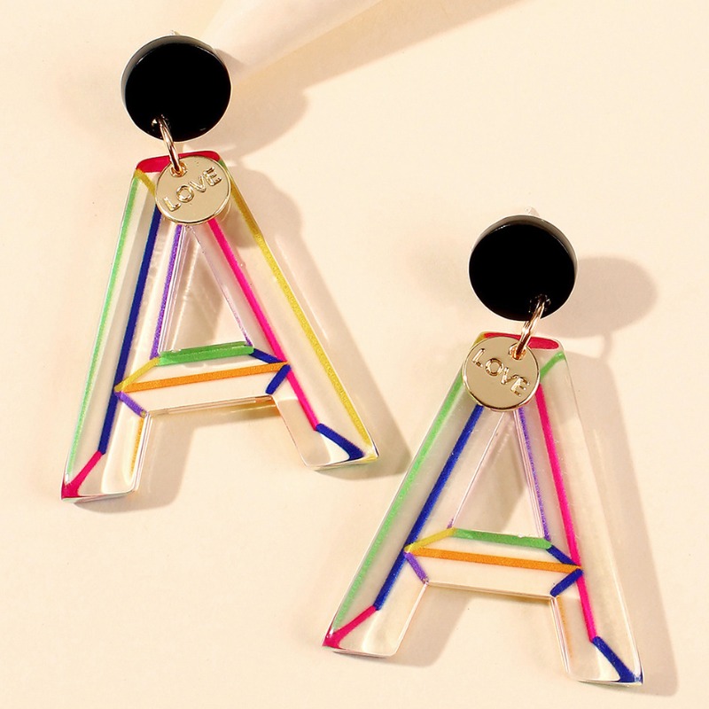 

lovely Casual See-through Multicolor Earring, Multi
