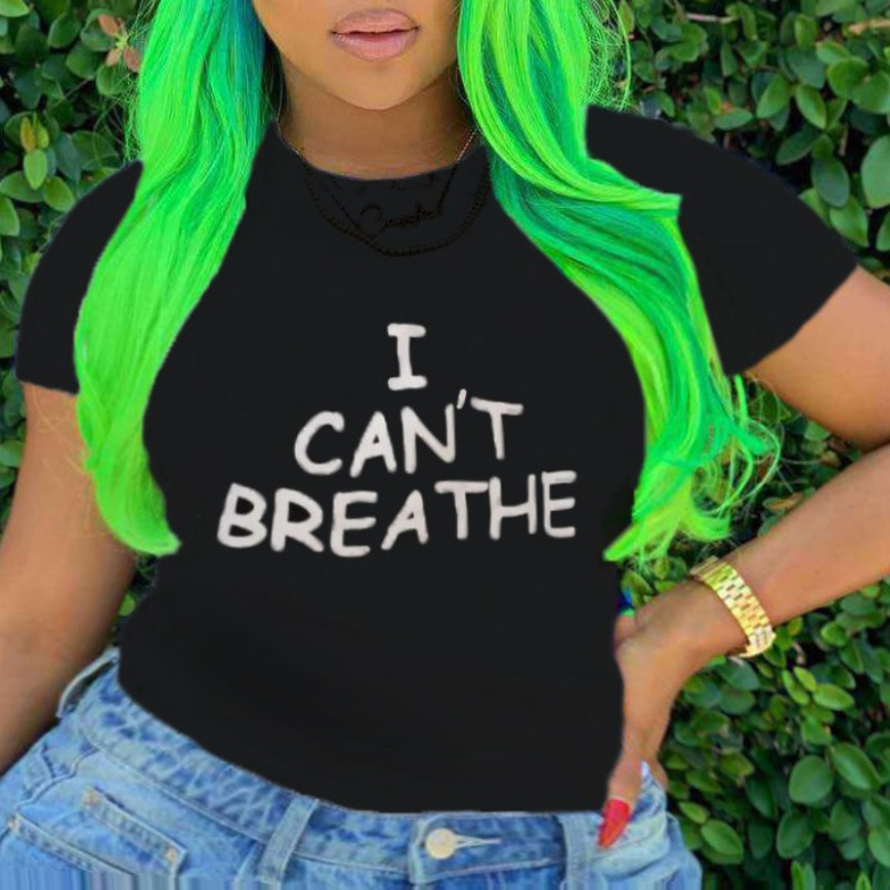 

Lovely Casual Letter Black Plus Size T-shirt