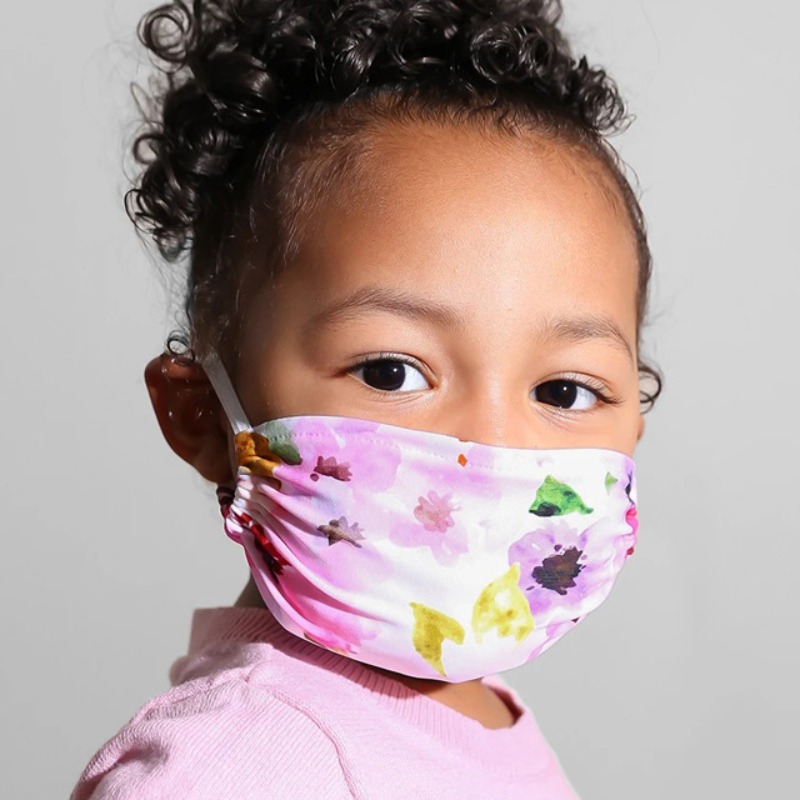 

Lovely Print Pink Face Mask