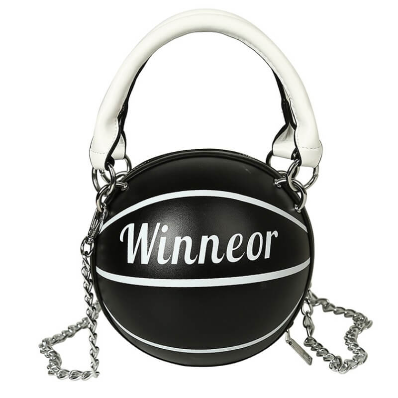 

Lovely Chic Basketball Black Crossbody Bag