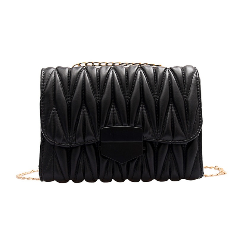 

lovely Stylish Chain Strap Black Crossbody Bag