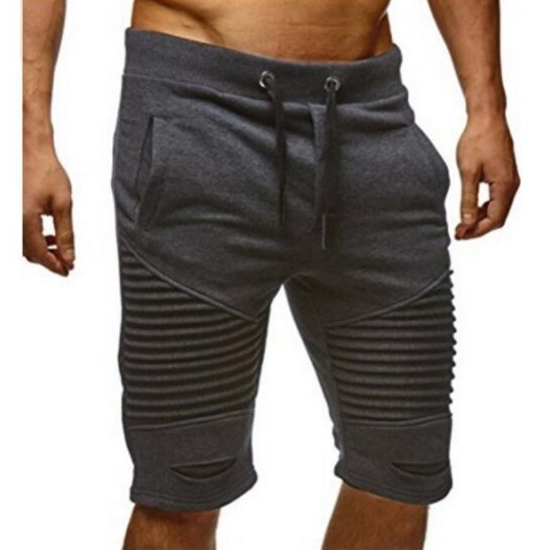 

Men lovely Sportswear Patchwork Black Shorts