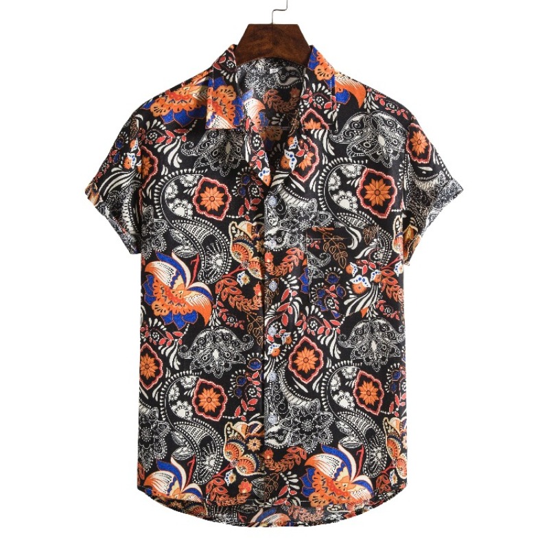

lovely Bohemian Print Multicolor Shirt, Multi