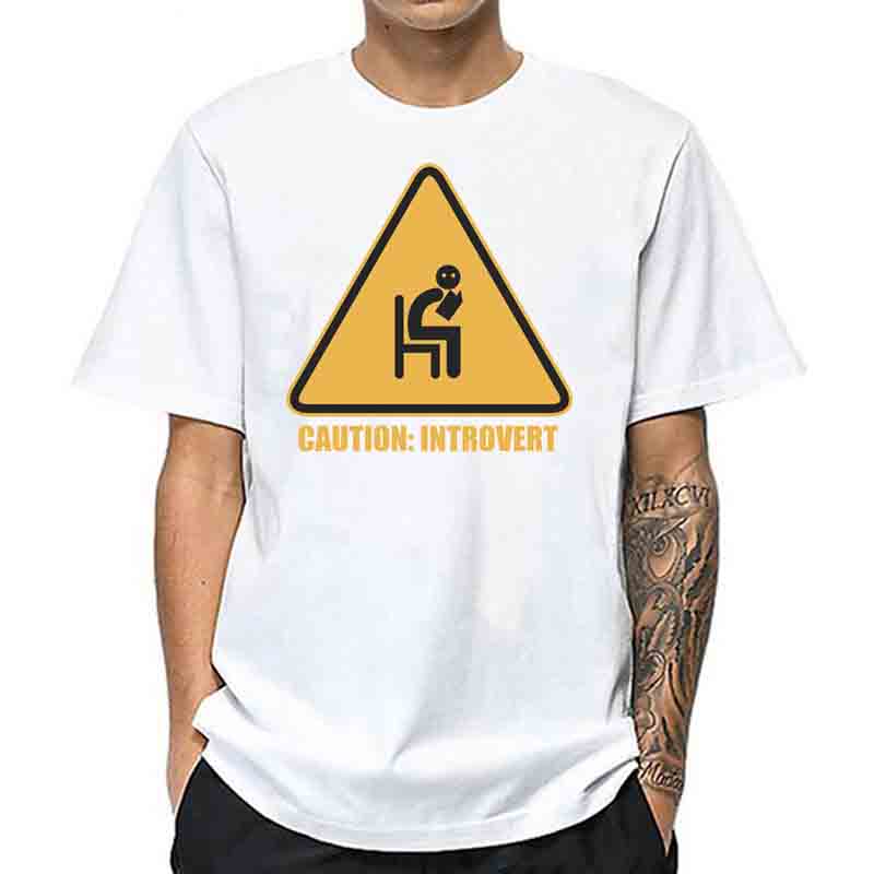 

lovely Leisure O Neck Print White T-shirt